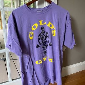 Gold’s Gym Comfort Wash Tee - Purple